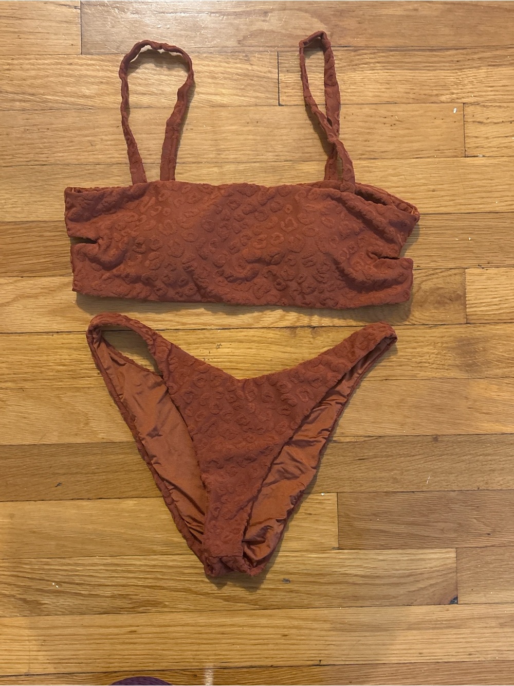 Leopard Rust Bikini Set - RVCA